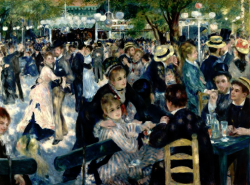 Bal du moulin de la Galette by Pierre-Auguste Renoir.